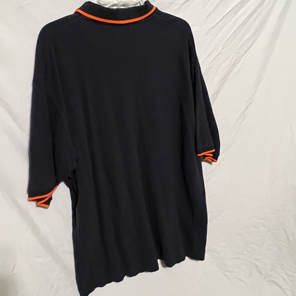 2XL Tigers Auburn University Polo Shirt Navy Blue & Orange - Picture 8 of 9
